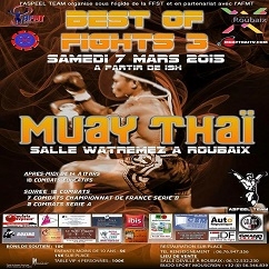 1/4 final france muay thai le 07 mars 2015