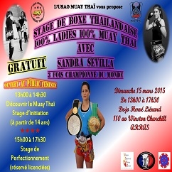 stage muay thai 100% ladies